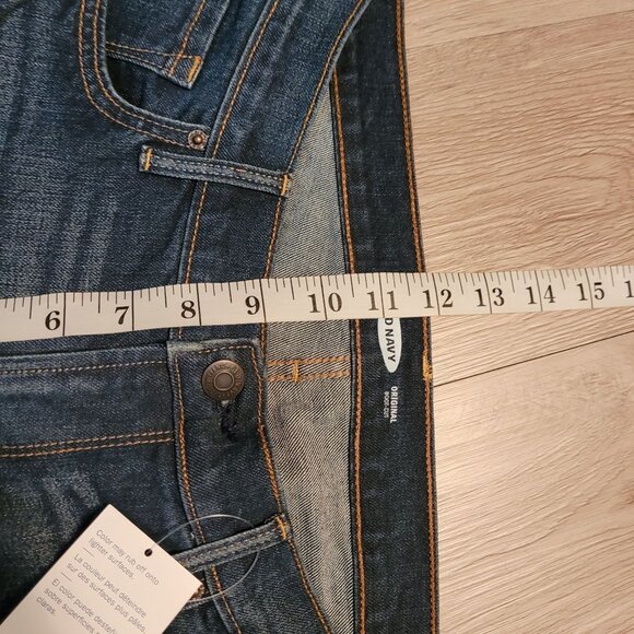 Old Navy Jeans Size 6 Original Bootcut Mid Rise Medium Dark Wash Western NWT - Picture 8 of 11